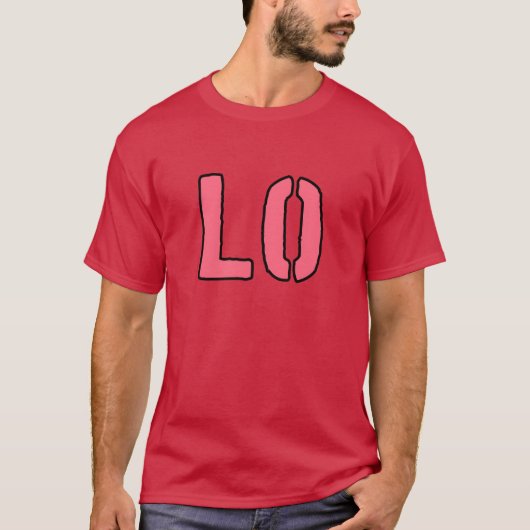 ヴィンテージ ラブ カップル Tシャツ (正面)