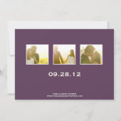 ヴィンテージ ラブ | セーブ ザ デート アナウンスメント セーブザデート (裏面)