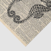 ヴィンテージ ラブ ハート タツノオトシゴ デコパージュ 薄葉紙 (詳細)