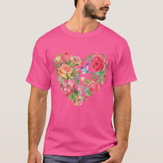 ヴィンテージ ラブ フラワー ヴィンテージ Tシャツ