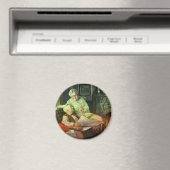 ヴィンテージ ラブ＆ロマンス; ロマンチックな祖父母 マグネット (インサイチュ (食洗機))