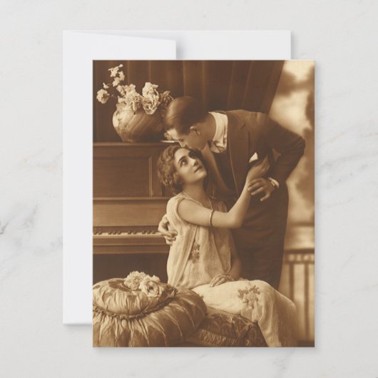 ヴィンテージ ラブ, ロマンス, ロマンチック, セーブ・ザ・デート 招待状 (正面)