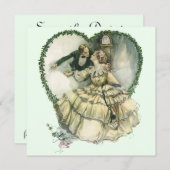 ヴィンテージ ラブ, ロマンス, ロマンチック, セーブ・ザ・デート 招待状 (正面/裏面)