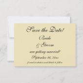 ヴィンテージ ラブ, ロマンス, ロマンチック, 結婚式のお知らせを保存 招待状 (裏面)