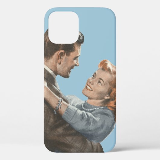 ヴィンテージ ラブ ロマンス 新婚夫婦 さぁ踊ろうか Case-Mate iPhoneケース (裏面)