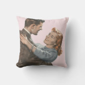 ヴィンテージ ラブ ロマンス 新婚 ホームダンス クッション (正面)