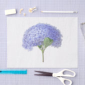 ヴィンテージ ラベンダー パープル アジサイ 花 フローラル 薄葉紙 (クラフト)