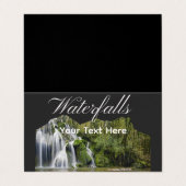 ヴィンテージ ランドスケープ 滝 名刺 (外部フラット)