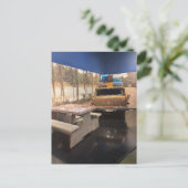 ヴィンテージ ランブラー ステーションワゴン ポストカード (スタンド正面)