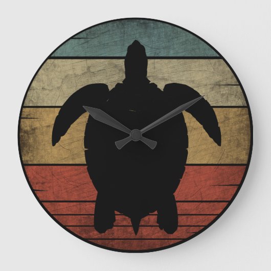 ヴィンテージ ラージ壁時計 (正面)