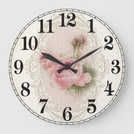 ヴィンテージ ラージ壁時計 (正面)