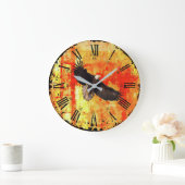 ヴィンテージ ラージ壁時計 (ホーム)