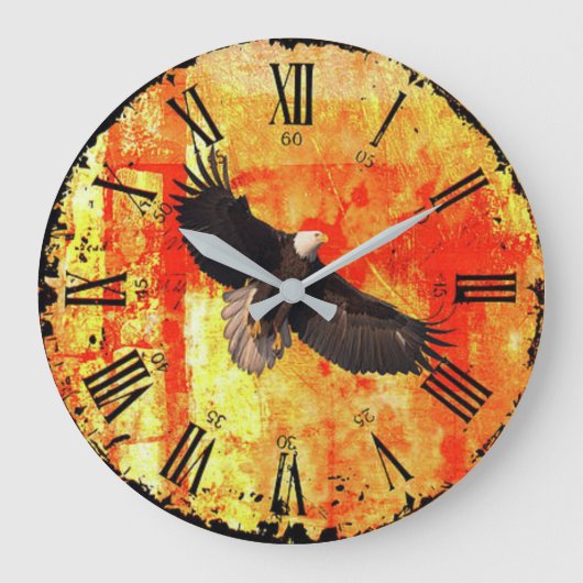 ヴィンテージ ラージ壁時計 (正面)