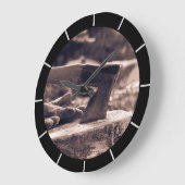 ヴィンテージ ラージ壁時計 (傾斜)