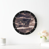 ヴィンテージ ラージ壁時計 (ホーム)