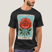 ヴィンテージ ラ・ロサ ビンゴ カード ローズ デザイン Tシャツ (正面)