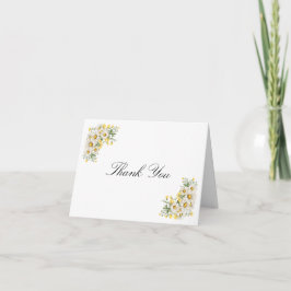 ヴィンテージ ラ lace & デイジー ウェディング サンクス カード