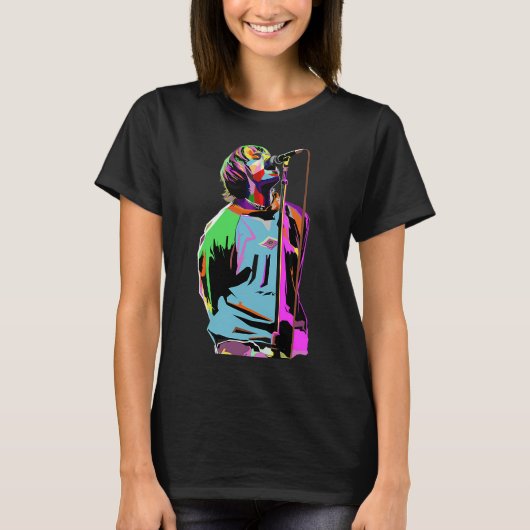ヴィンテージ リアム・ギャラガー アート Tシャツ (正面)