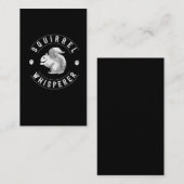 ヴィンテージ·リス·ホイスピおもしろいアー·ナット·ラバー 名刺 (正面/裏面)