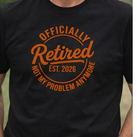 ヴィンテージ リタイアメント Tシャツ 2026年 退職 おもしろ