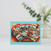 ヴィンテージ リトルロック アーカンソー州 ポストカード (スタンド正面)