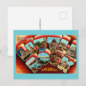 ヴィンテージ リトルロック アーカンソー州 ポストカード (正面/裏面)