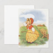 ヴィンテージ リトル・ボ・ピープ マザー・グース ナーサリー・ライム (正面/裏面)