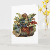 ヴィンテージ・リリー・オブ・ザ・バレ忘れー&ミー・ノーツ カード (黄色い花)