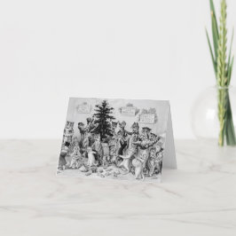 ヴィンテージ・ルイスのクリスマス猫 シーズンカード