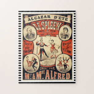 ヴィンテージ「ルスプレーン」ポスタフランスのー・ジグソーパズル ジグソーパズル