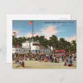 ヴィンテージ,ルムスパーク,マイアミビーチ,フロリダ ポストカード (正面/裏面)