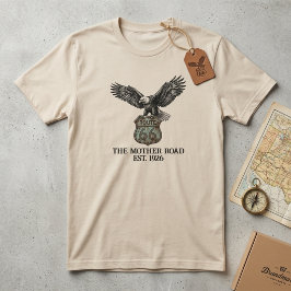 ヴィンテージ ルート66 アメリカハクトウワシ Tシャツ