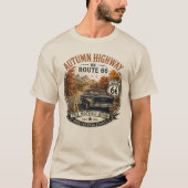 ヴィンテージ ルート66 オータムロード Tシャツ (正面)