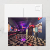 ヴィンテージ ルート66 ダイナー ミュージアム 展示 ネオンサイン ポストカード (正面/裏面)