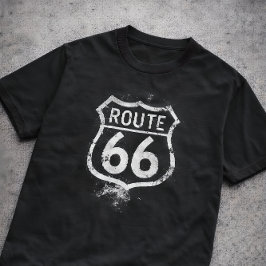 ヴィンテージ ルート66 ディストressed サイン アメリカーナ トラベル tシャツ