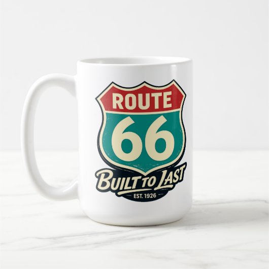 ヴィンテージ ルート66 ビルトゥラスト コーヒーマグカップ (左)
