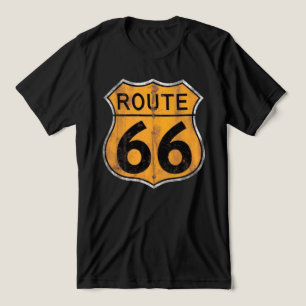 ヴィンテージ ルート66 ロードサイン トライブレンドTシャツ