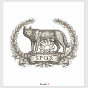 ヴィンテージ ルーパ・カピトリーナ ロムルス レムス SPQR エンブレム シール