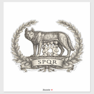ヴィンテージ ルーパ・カピトリーナ ロムルス レムス SPQR エンブレム シール