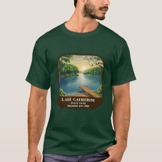 ヴィンテージ レイク キャサリン州立公園 アーカンソー州 P Tシャツ