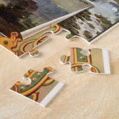 ヴィンテージ·レイルアイルランド旅行ポスター ジグソーパズル (側面)