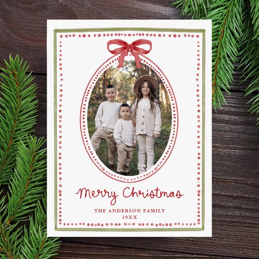 ヴィンテージ レッドボウ クリスマス 写真