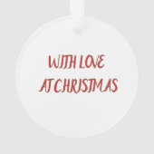 ヴィンテージ・レッド・トラック・オーストラリア・シェパード・ドッグ オーナメント (裏面)