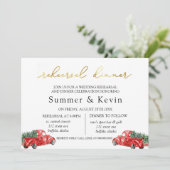 ヴィンテージ レッド トラック リハーサル ディナー 招待状 (スタンド正面)