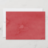 ヴィンテージ レッド トラック リハーサル ディナー 招待状 (裏面)