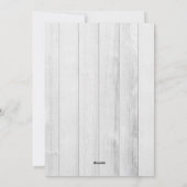 ヴィンテージ レッド ピックアップ トラック -  オーダーメイド シーズンカード (裏面)