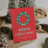 ヴィンテージ レッド ペイント リース クリスマス 非写真
