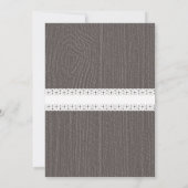 ヴィンテージ レッド ホワイト & ブルー バンティング 7 月 4 日パーティー 招待状 (裏面)