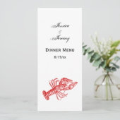ヴィンテージ レッド ロブスター #1 描画 招待状 (スタンド正面)