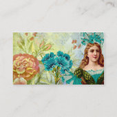 ヴィンテージ·レディ·アンド·フラワーズ 名刺 (裏面)